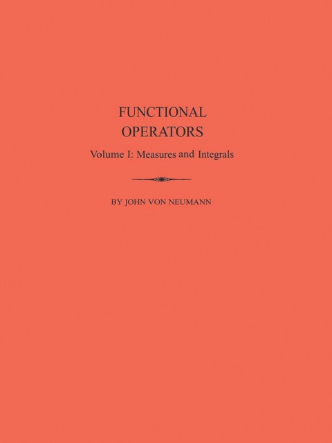 Cover image for book Functional Operators, Volume 1