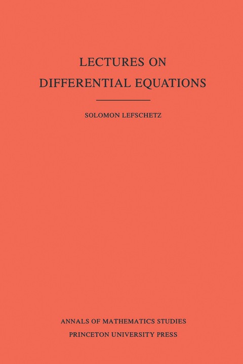 Cover image for book Lectures on Differential Equations