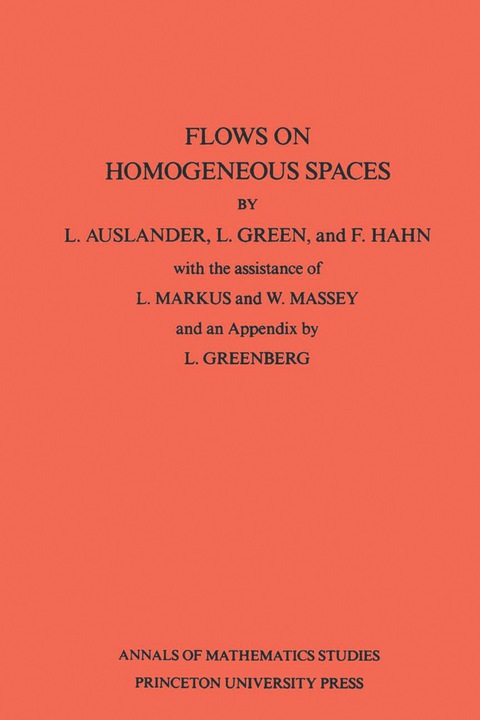 Cover image for book Flows on Homogeneous Spaces
