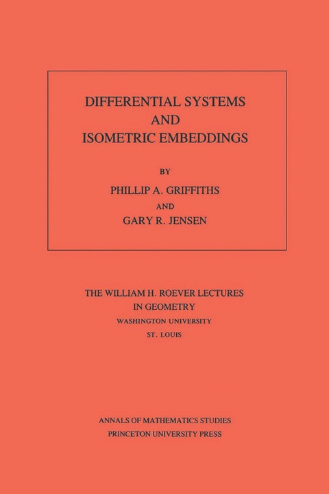 Cover image for book Differential Systems and Isometric Embeddings
