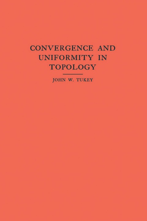 Cover image for book Convergence and Uniformity in Topology