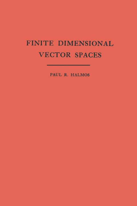 Cover image for book Finite Dimensional Vector Spaces