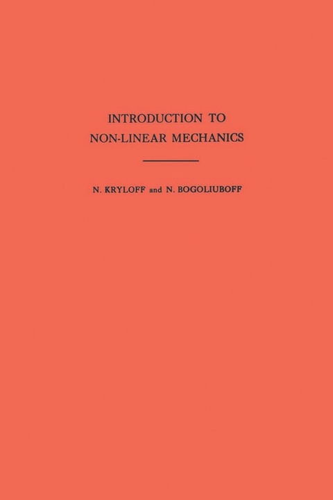 Cover image for book Introduction to Non-Linear Mechanics