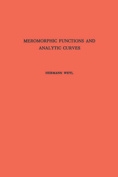 Cover image for book Meromorphic Functions and Analytic Curves