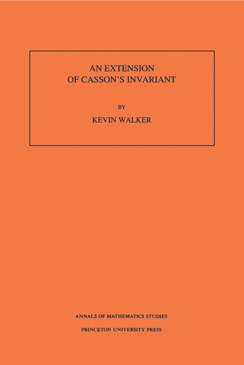 Cover image for book An Extension of Casson's Invariant