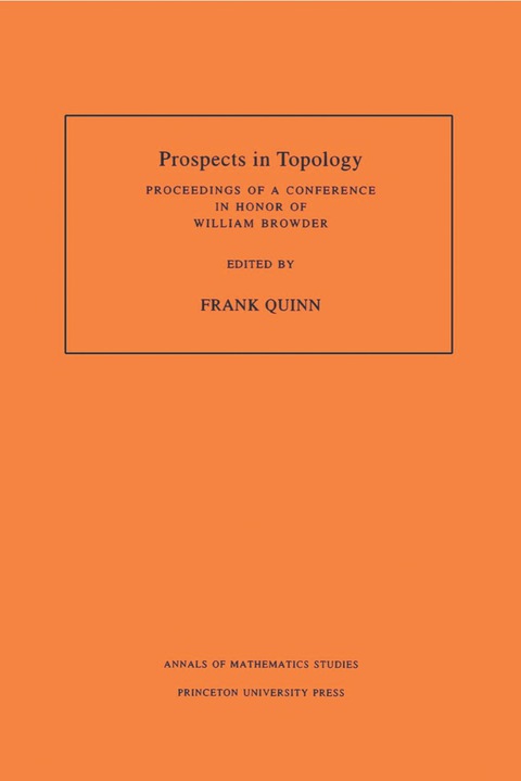 Cover image for book Prospects in Topology