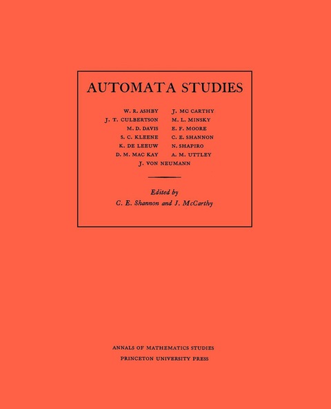 Cover image for book Automata Studies