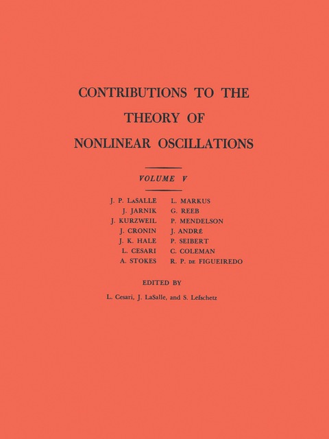 Cover image for book Contributions to the Theory of Nonlinear Oscillations, Volume V