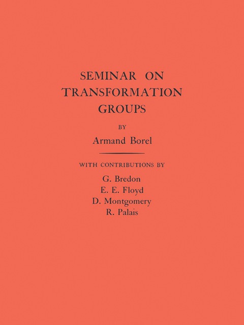 Seminar on Transformation Groups 