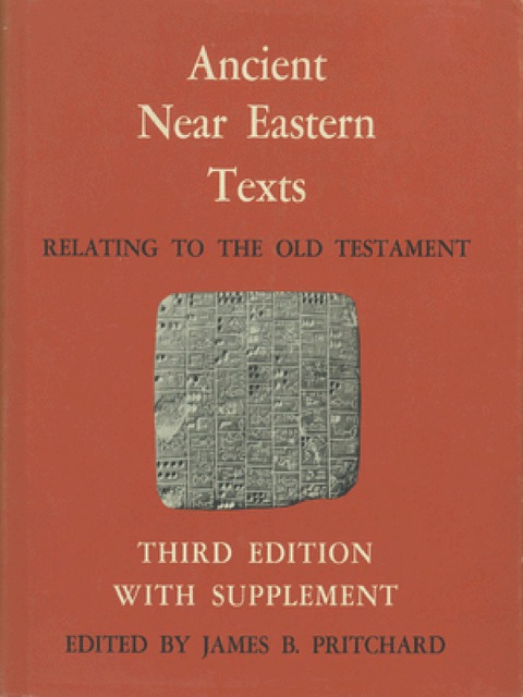 Cover image for book Ancient Near Eastern Texts Relating to the Old Testament with Supplement