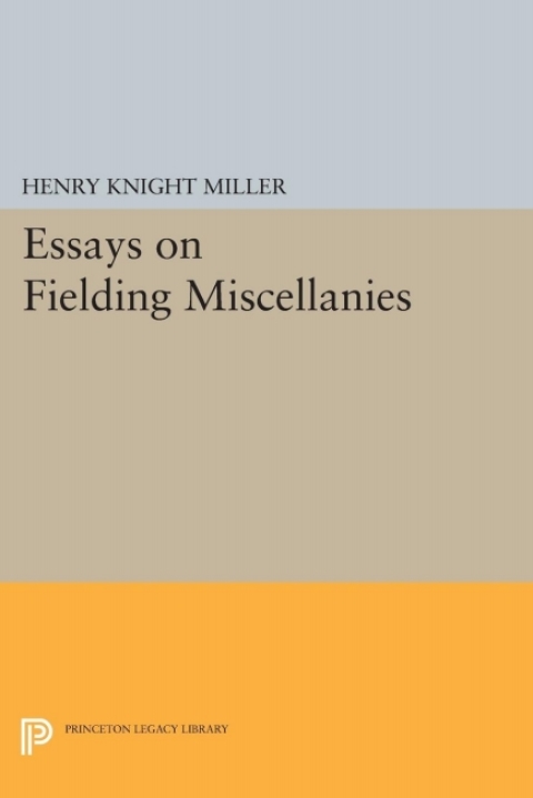 Cover image for book Essays on Fielding Miscellanies