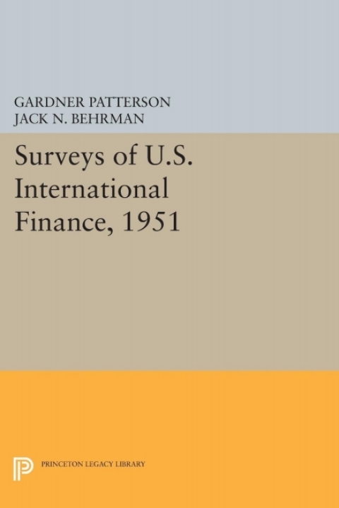 Cover image for book Surveys of U.S. International Finance, 1951