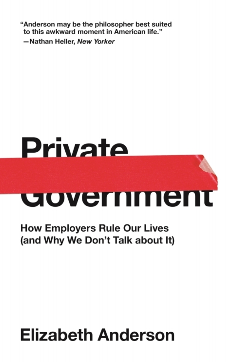 Cover image for book Private Government