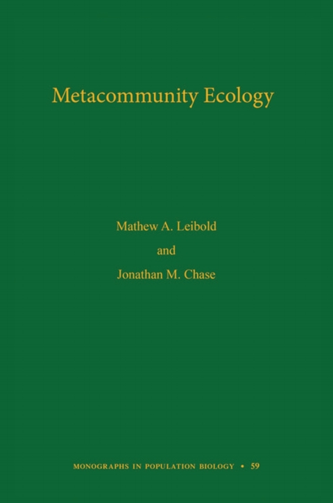 Cover image for book Metacommunity Ecology