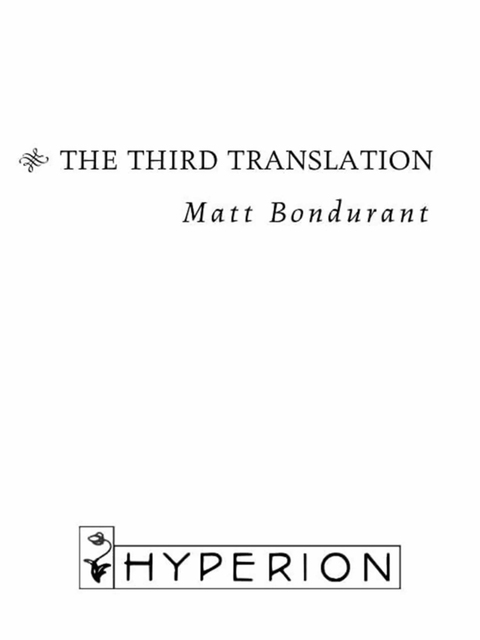 Cover image for book The Third Translation