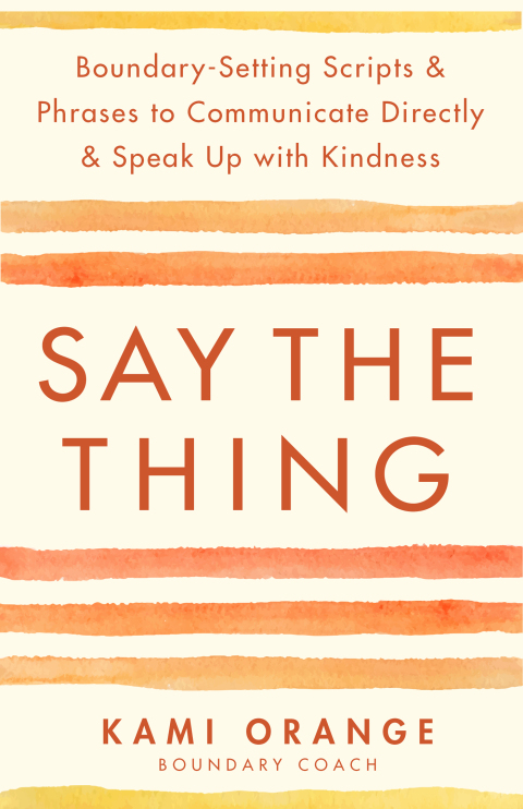 Cover image for book Say the Thing