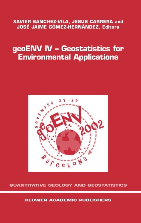 Cover image for book geoENV IV — Geostatistics for Environmental Applications