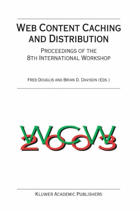 Cover image for book Web Content Caching and Distribution