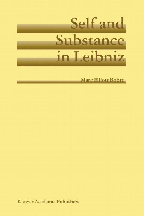 Cover image for book Self and Substance in Leibniz