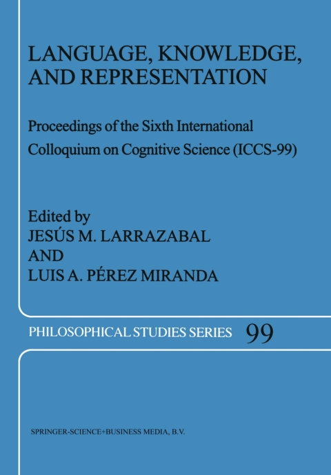 Cover image for book Language, Knowledge, and Representation