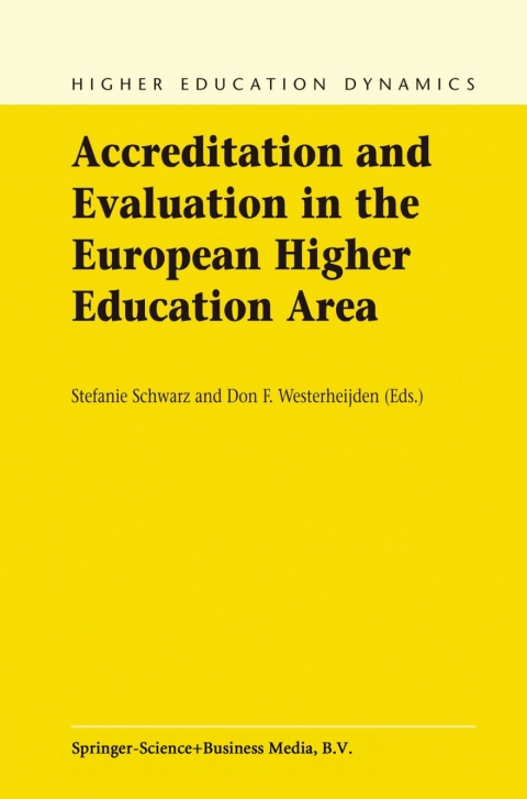 Cover image for book Accreditation and Evaluation in the European Higher Education Area