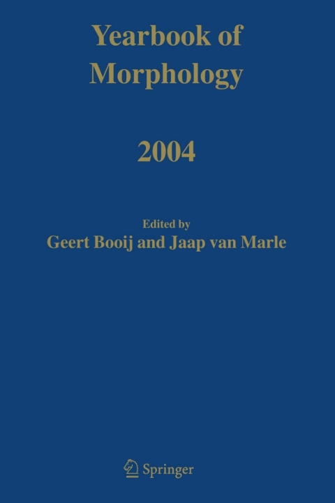 Cover image for book Yearbook of Morphology 2004
