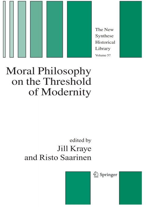 Cover image for book Moral Philosophy on the Threshold of Modernity