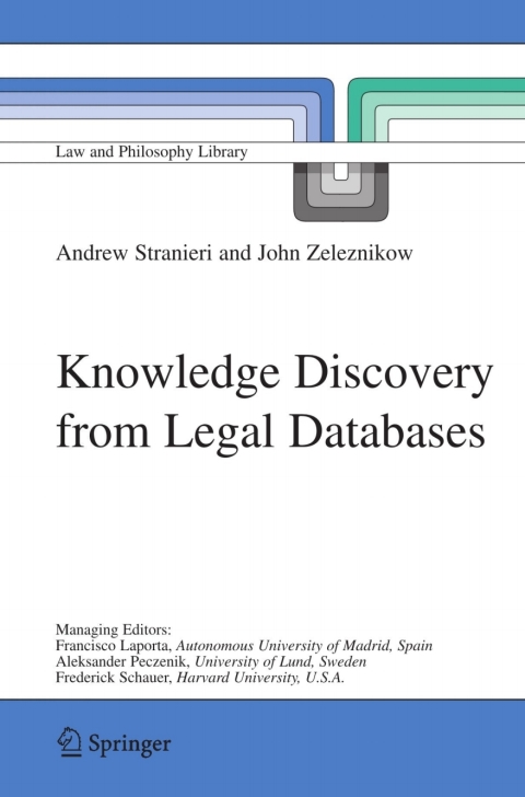Cover image for book Knowledge Discovery from Legal Databases