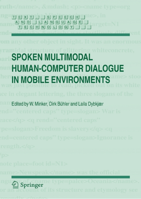 Cover image for book Spoken Multimodal Human-Computer Dialogue in Mobile Environments