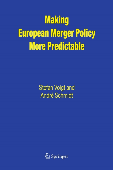 Cover image for book Making European Merger Policy More Predictable