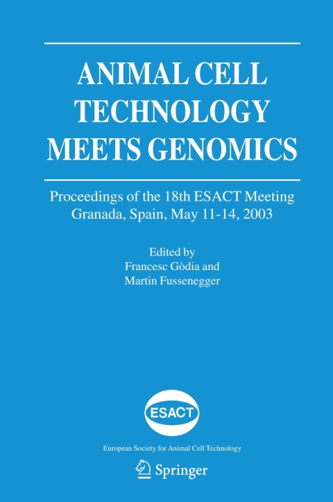 Cover image for book Animal Cell Technology Meets Genomics