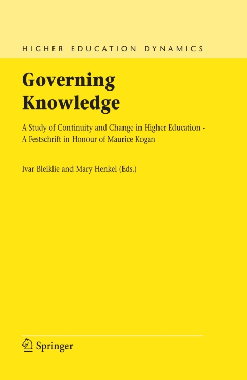 Cover image for book Governing Knowledge
