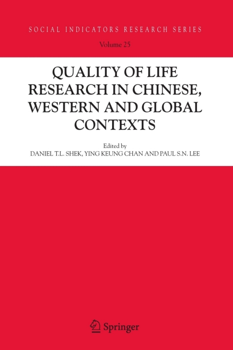 Cover image for book Quality-of-Life Research in Chinese, Western and Global Contexts