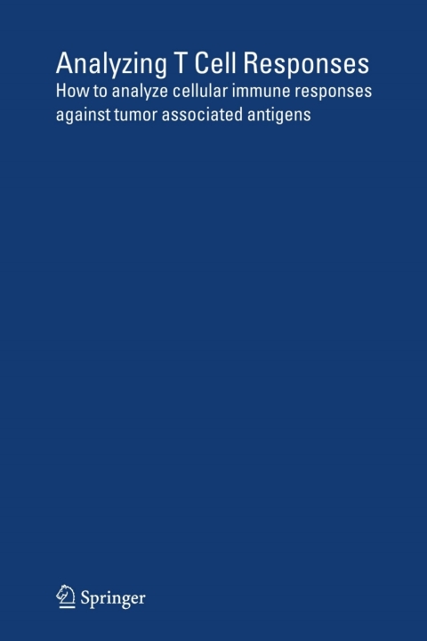 Cover image for book Analyzing T Cell Responses