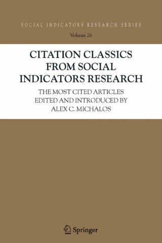 Citation Classics from Social Indicators Research