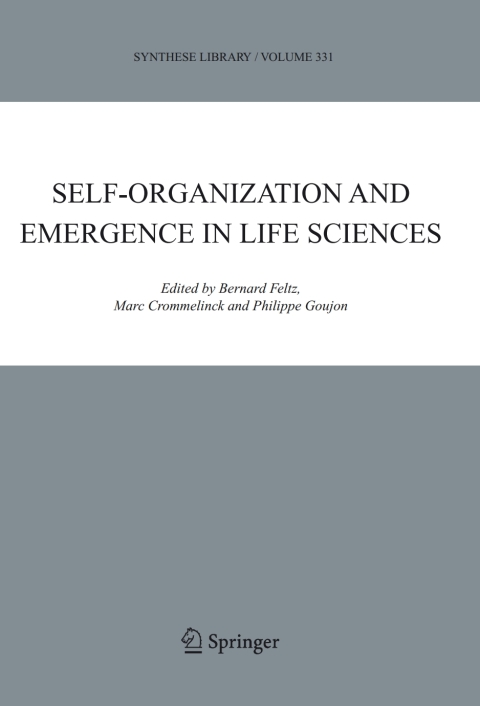 Cover image for book Self-organization and Emergence in Life Sciences