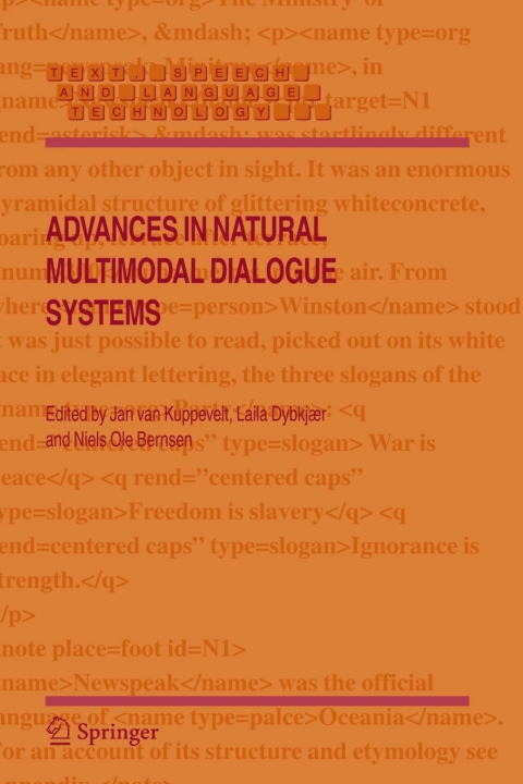 Cover image for book Advances in Natural Multimodal Dialogue Systems