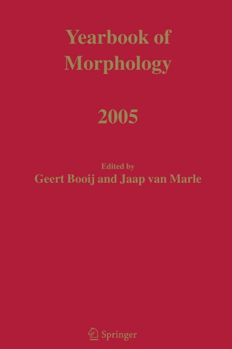 Cover image for book Yearbook of Morphology 2005