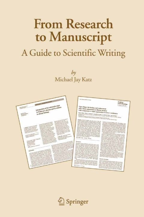 Cover image for book From Research to Manuscript