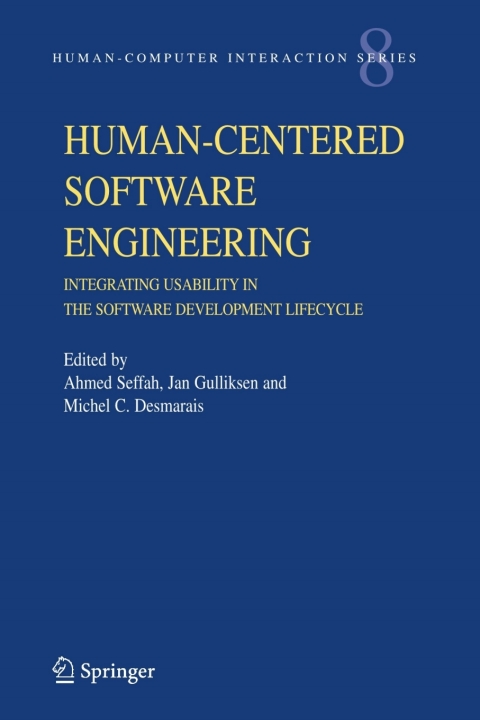 Cover image for book Human-Centered Software Engineering - Integrating Usability in the Software Development Lifecycle