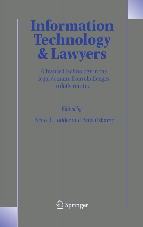 Cover image for book Information Technology and Lawyers