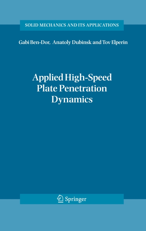 Cover image for book Applied High-Speed Plate Penetration Dynamics