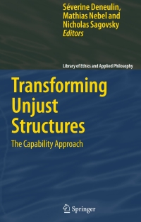 Cover image: Transforming Unjust Structures 1st edition 9781402044311