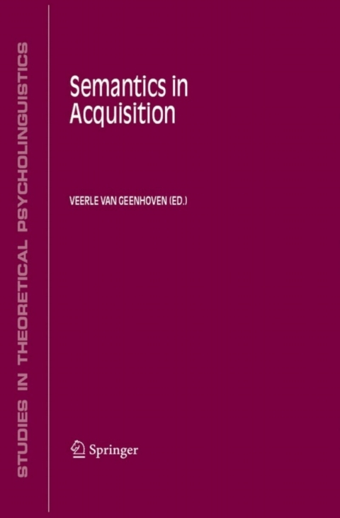 Cover image for book Semantics in Acquisition