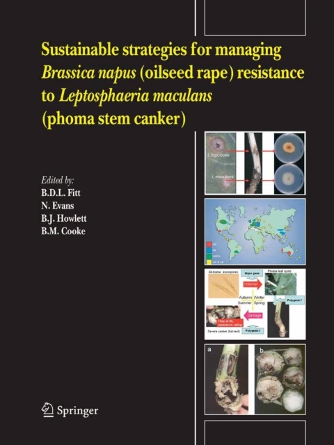 Cover image for book Sustainable strategies for managing Brassica napus (oilseed rape) resistance to Leptosphaeria maculans (phoma stem canker)