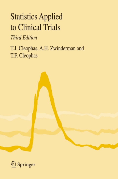 Cover image for book Statistics Applied to Clinical Trials