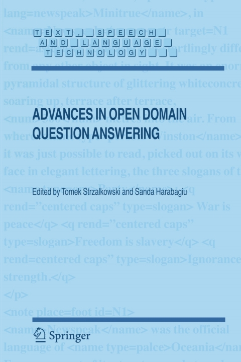 Cover image for book Advances in Open Domain Question Answering