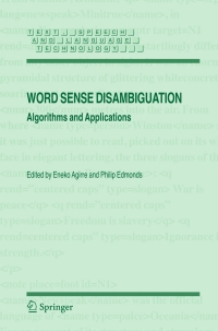 Cover image: Word Sense Disambiguation 1st edition 9781402048081