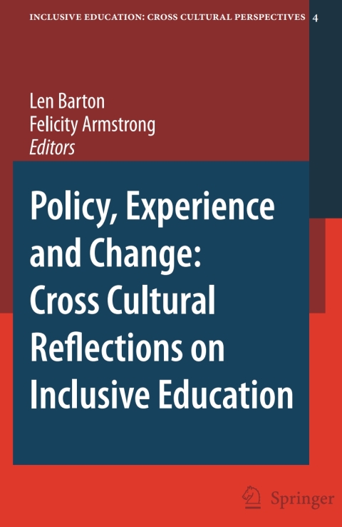 Cover image for book Policy, Experience and Change: Cross-Cultural Reflections on Inclusive Education