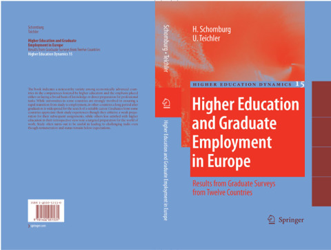 Cover image for book Higher Education and Graduate Employment in Europe